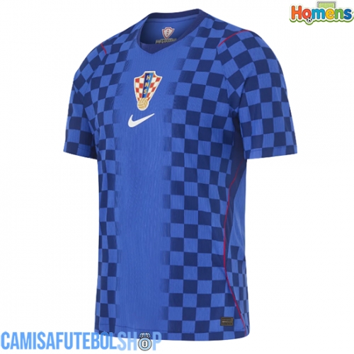 Camisa de time de futebol Croácia Replicas 2º Equipamento Mundo 2026 Manga Curta